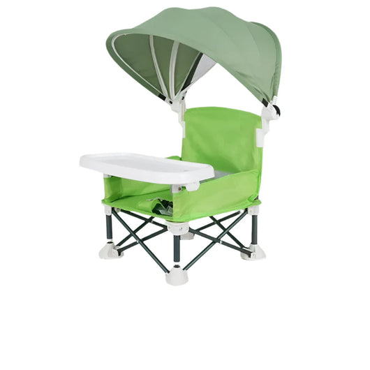 Portable Baby Seat Green-fluffy