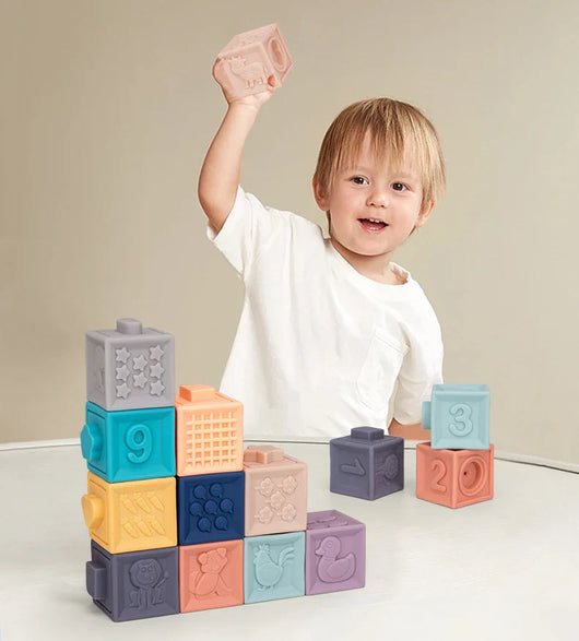 12pc Blocks Touch Toy Set