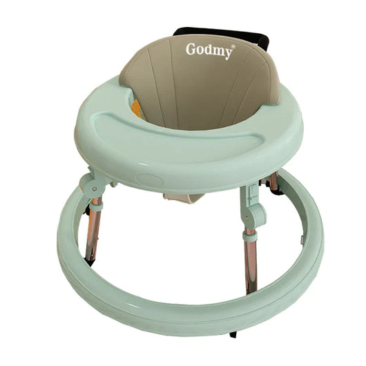 Baby Foldable Anti Rolling Walker Green