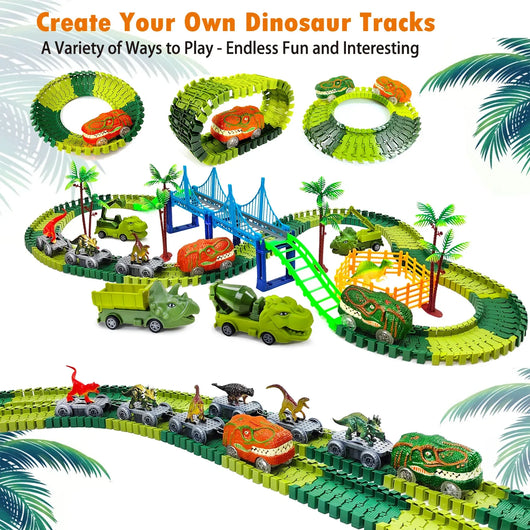 Climbing Electric Engineering Dinosaur Railway Car