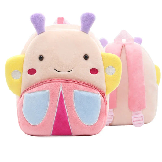 Kids Plush Cartoon Backpack Butterfly