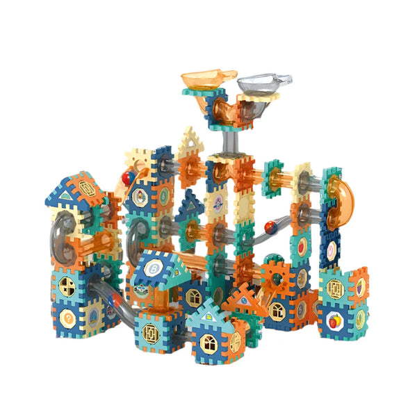 Slide and Marble Run Block Set