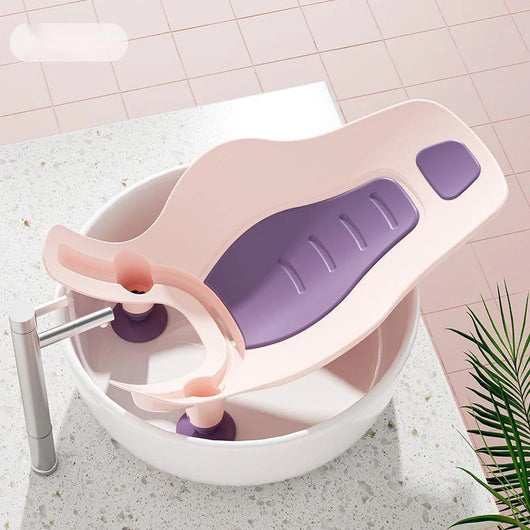Portable Infant Baby Washing Tub Purple