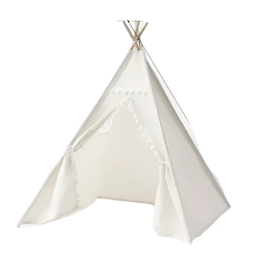 Kids Tent Play House Wigwam White 1.6M