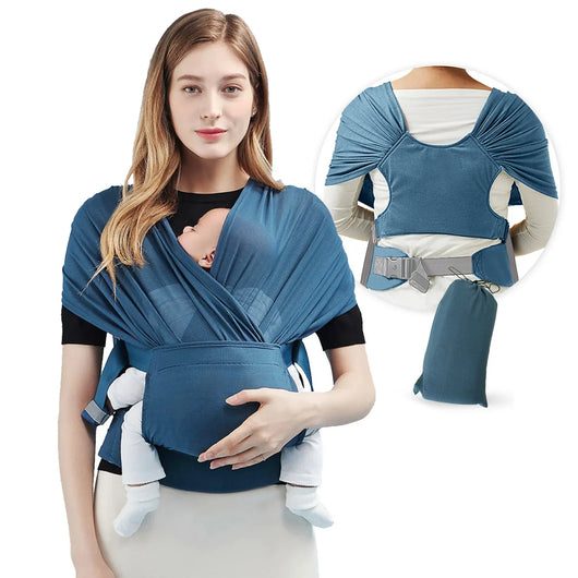 Ergonomic Baby Carrier Sling Wrap Blue