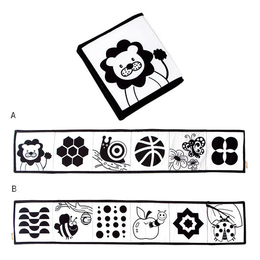 Montessori-Inspired Baby Bed Mobile – High Contrast Visual Soother Lion