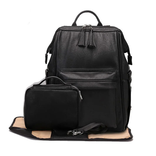 Travel Mommy Diaper Backpack Black