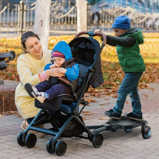 2 in 1 Stroller Ride On Board with Wheels