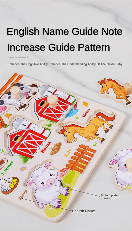 3D Montessori Wooden Puzzle