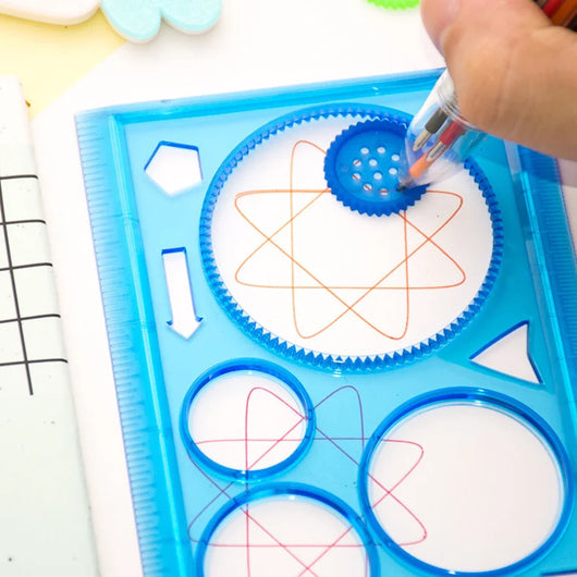 Spirograph Drawing Stencil Set