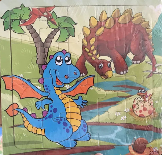 Wooden 3D Puzzle Dinosaur