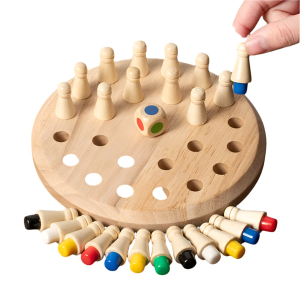 Wooden Memory Match Stick Chess Game