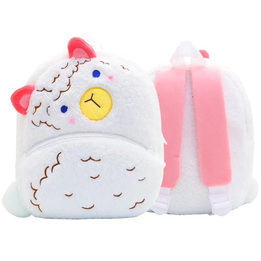 Kids Plush Cartoon Backpack Alpaca