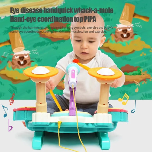 Musical Drum Set Toy
