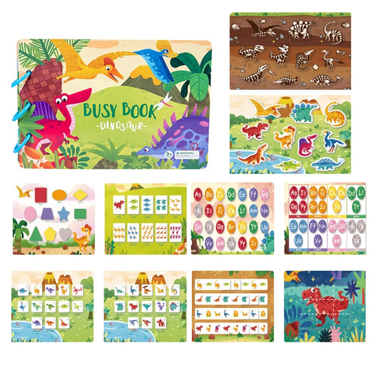 Montessori Busy Book Dinosaur B