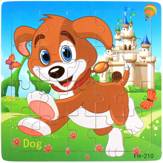 Wooden 3D Puzzle Dog
