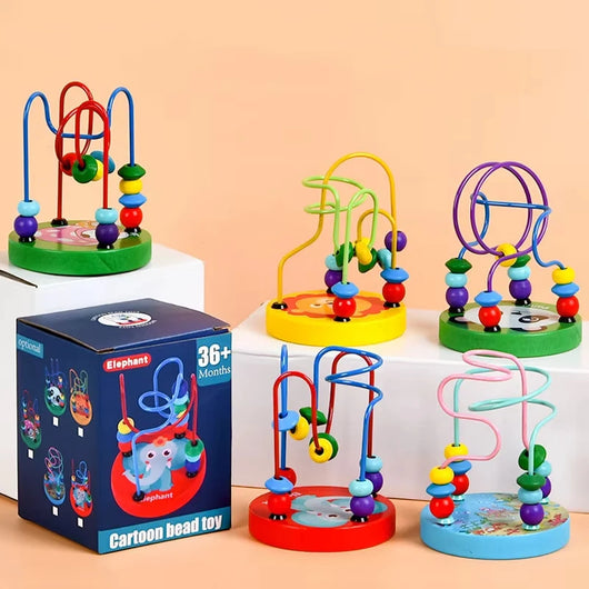 Wooden Geometric Shape Sorting Puzzle