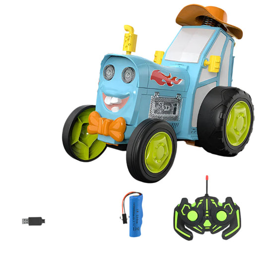 Crazy Jumping Remote Control Car Blue