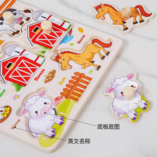 3D Montessori Wooden Puzzle