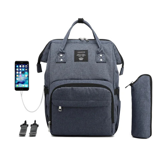 Mommy Baby Care Nappy Bag Blue