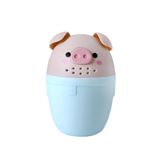Baby Piggy Shampoo Rinse Cup Light Blue
