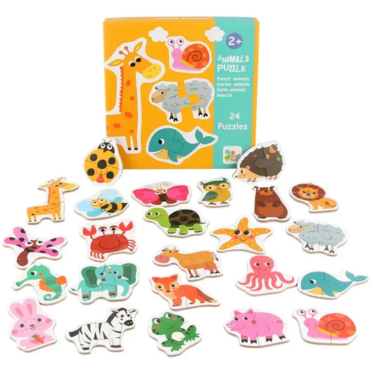 Kids Wooden Jigsaw Matching Puzzle