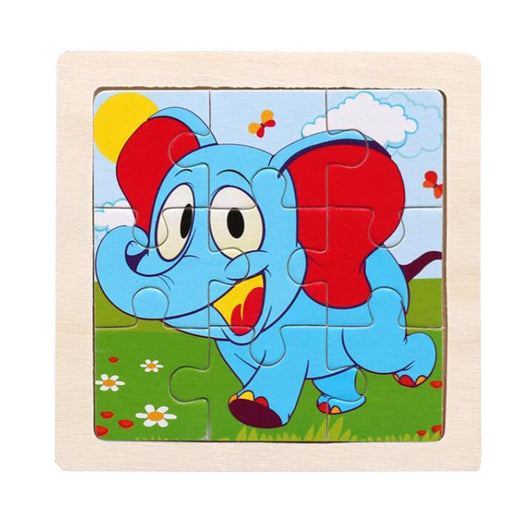 Kids Wooden Jigsaw Puzzle Elephant