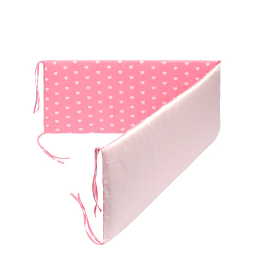 Crib Bumpers Heart Pink
