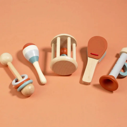 Natural Wooden Rattle