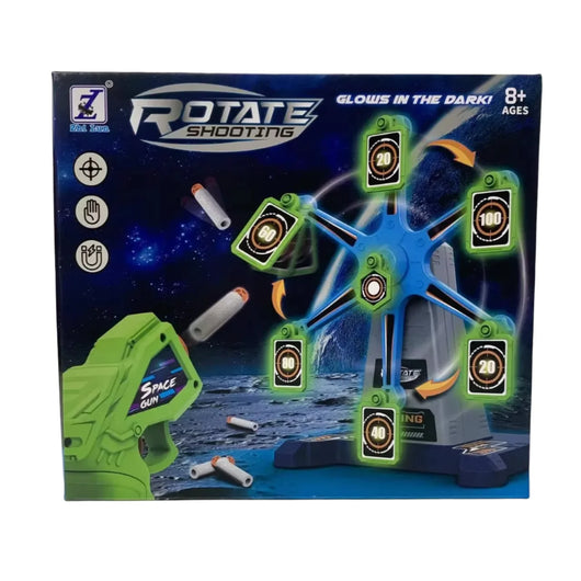 Kids Hover Shooting Game Toy Rotate Shooting