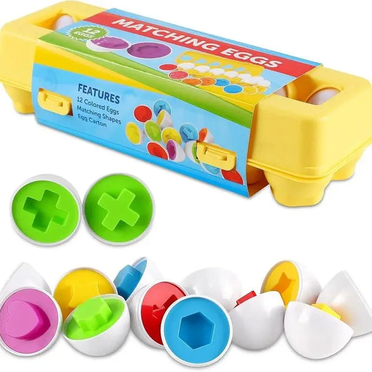 Matching Eggs Color & Shape Sorter