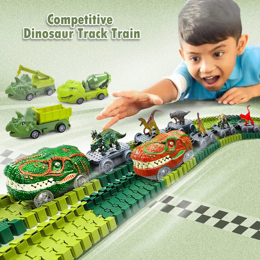 Climbing Electric Engineering Dinosaur Railway Car