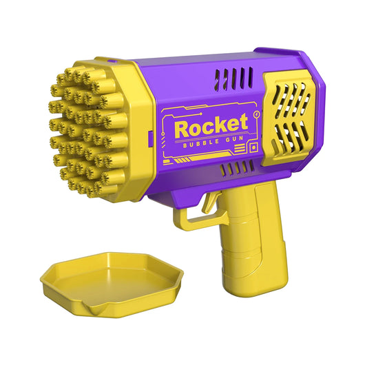 40 Hole Electric Bubble Gun Toy Purple