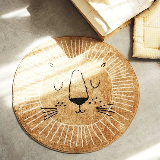 Lion Head Rug for Room