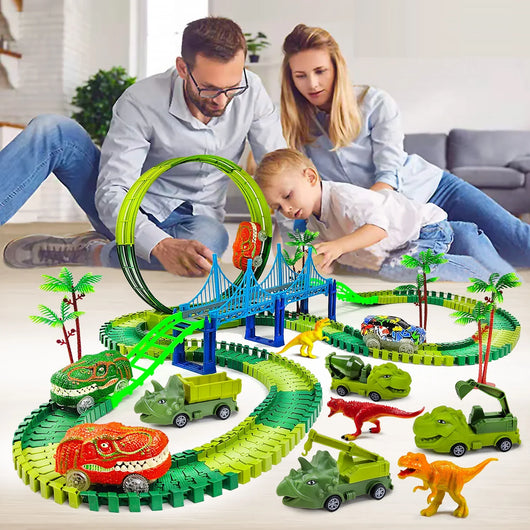 Climbing Electric Engineering Dinosaur Railway Car