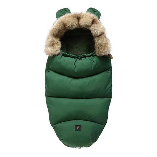 Baby Winter Footmuff Sleeping Bag Green