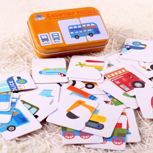 Baby Montessori Animal Number Matching Puzzle Game