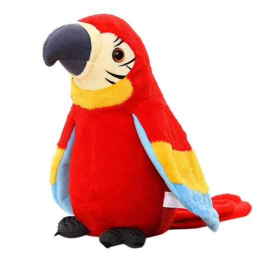 Talking Parrot Plush Toy Red