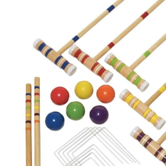 Wooden Croquet Set – 6 Player Family Game