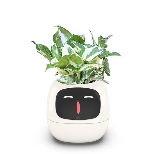 Kids Smart Pot AI Plant Care White