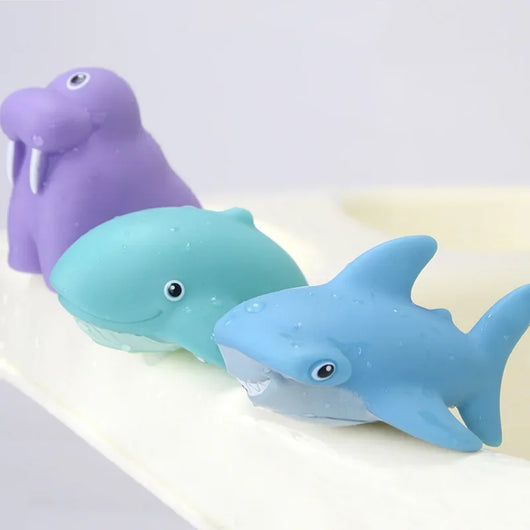 Cartoon Swimming Shark Bath Toys