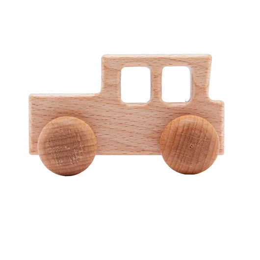 Wooden Dinosaur Car Teether Toy Locomotive