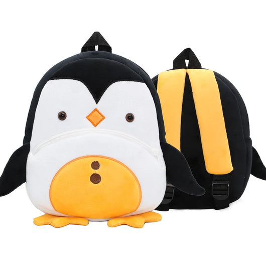 Kids Plush Cartoon Backpack Penguin