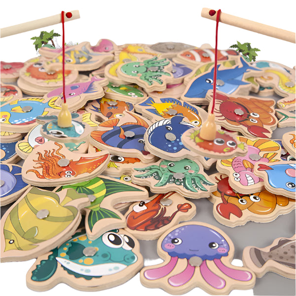 Montessori Magnetic Fishing Toy