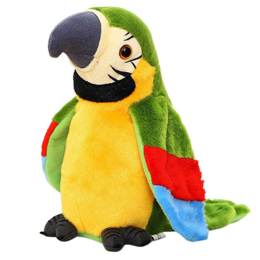 Talking Parrot Plush Toy Green