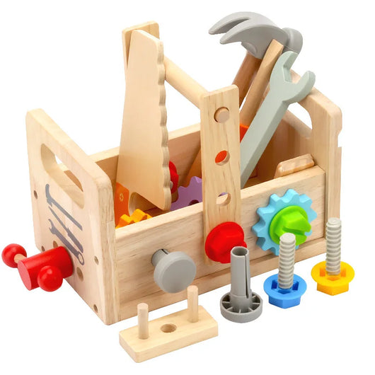 STEM Wooden Construction Tool Set Small Tool Box