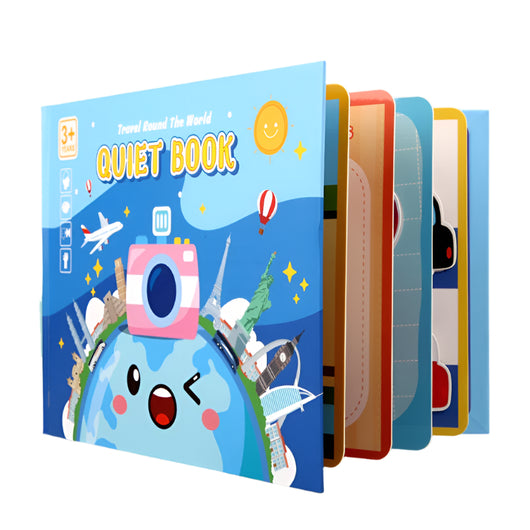 Montessori Busy Book Travel Around World