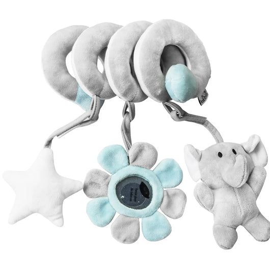 Baby Spiral Plush Toy Gray