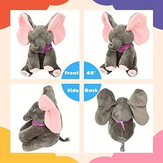 Peekaboo Singing Elephant Plush Toy