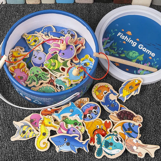 Montessori Magnetic Fishing Toy